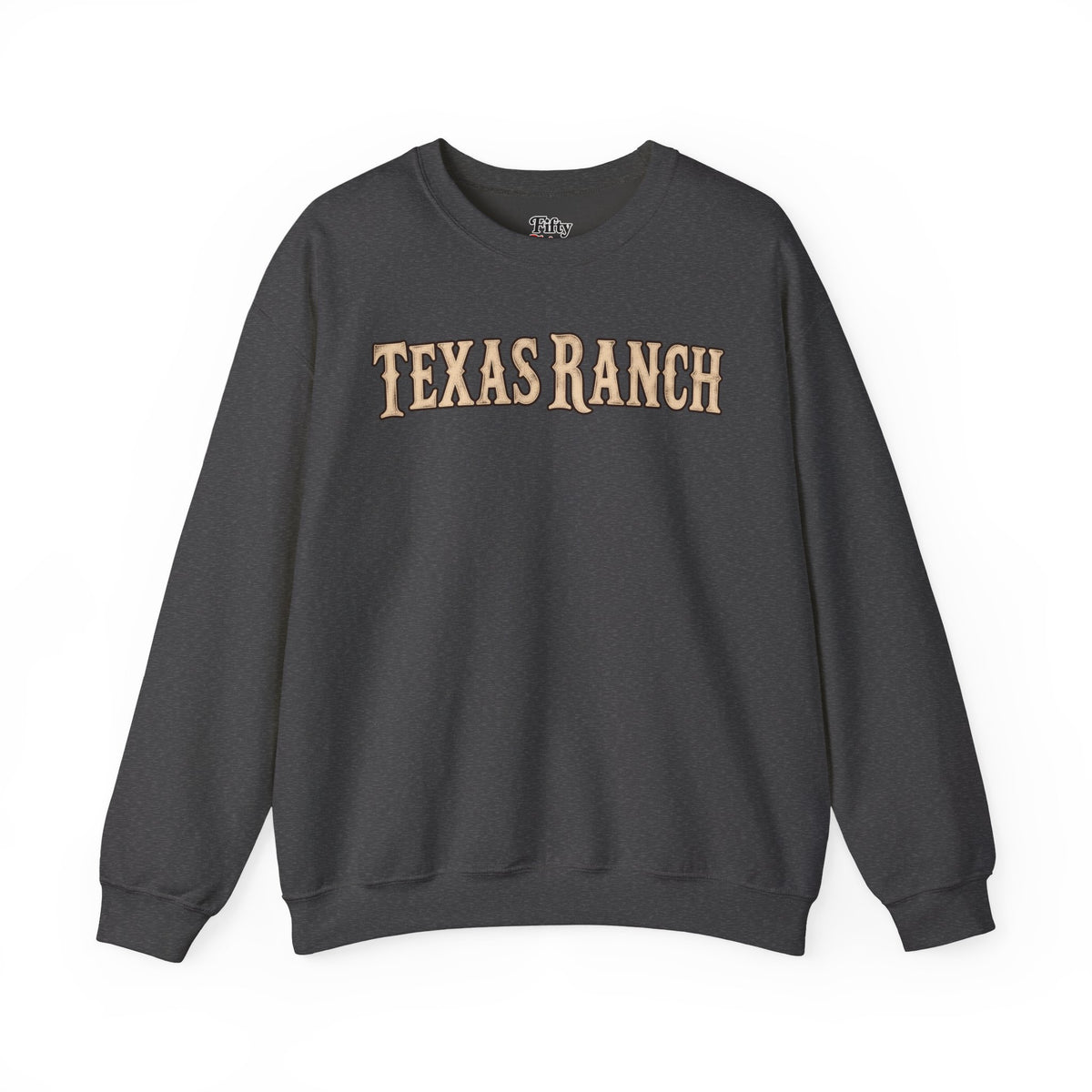 Texas Ranch Unisex Crewneck Sweatshirt State Name Graphic