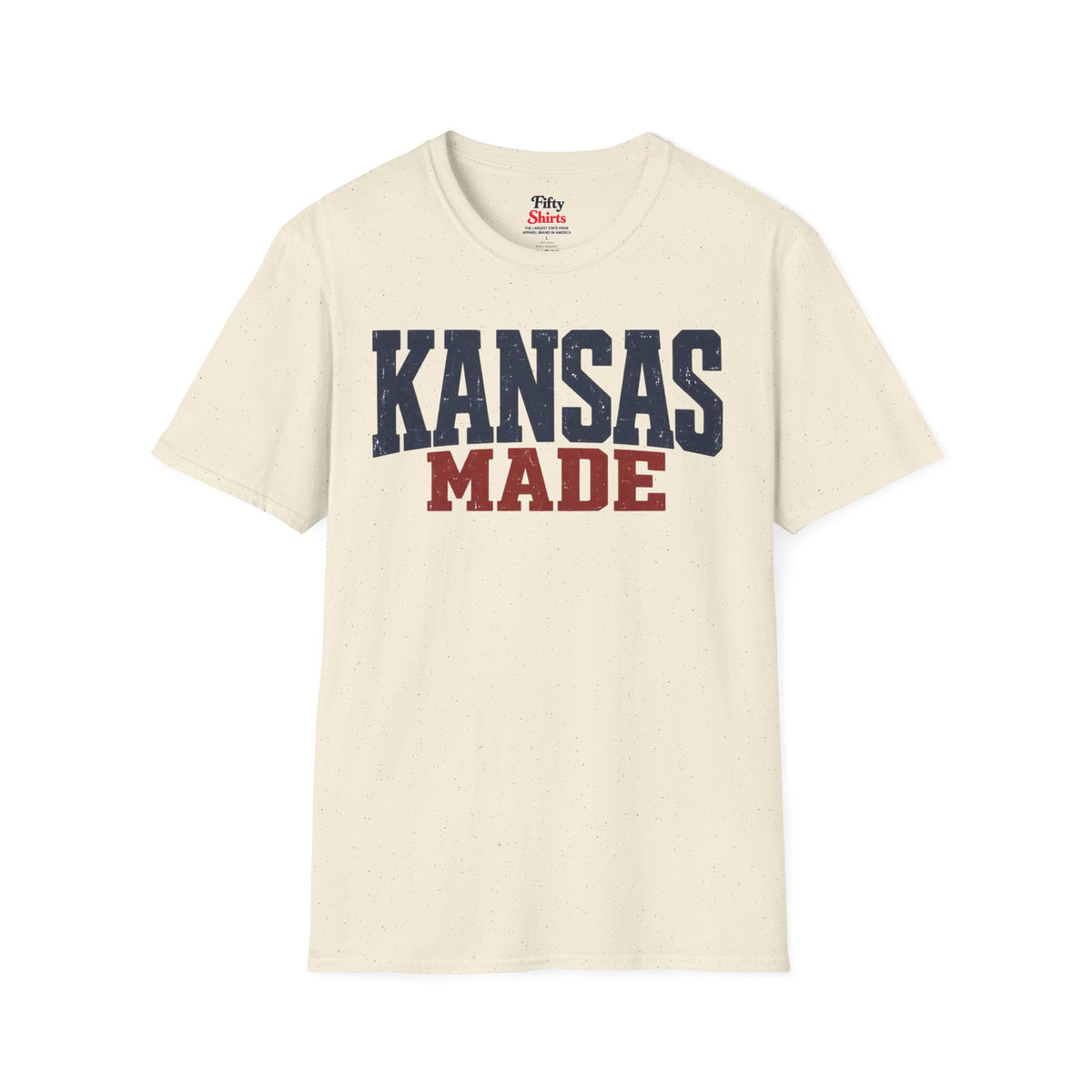 Kansas Made Unisex Softstyle T Shirt State Name Graphic Tee