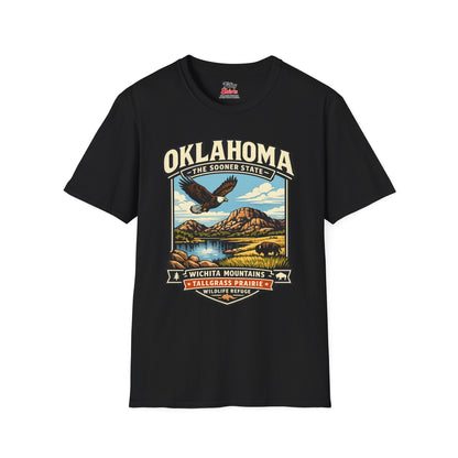 Oklahoma Sooner State Adventure Unisex Softstyle T Shirt State Pride Graphic Tee Collections FS03