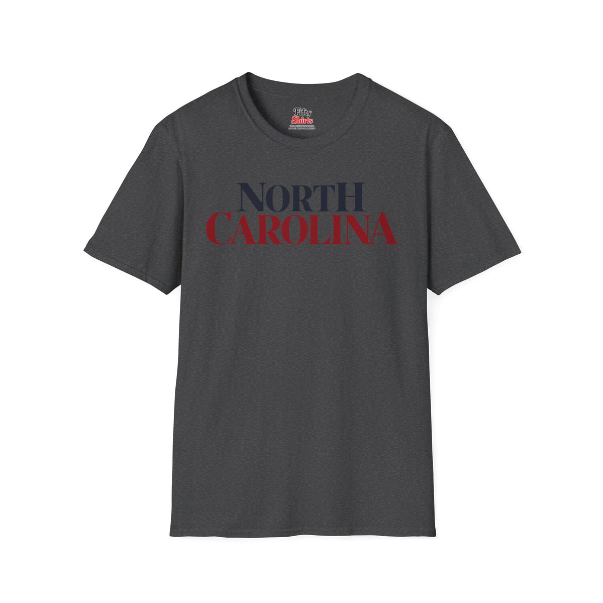 North Carolina Unisex Softstyle T Shirt State Name Graphic Tee