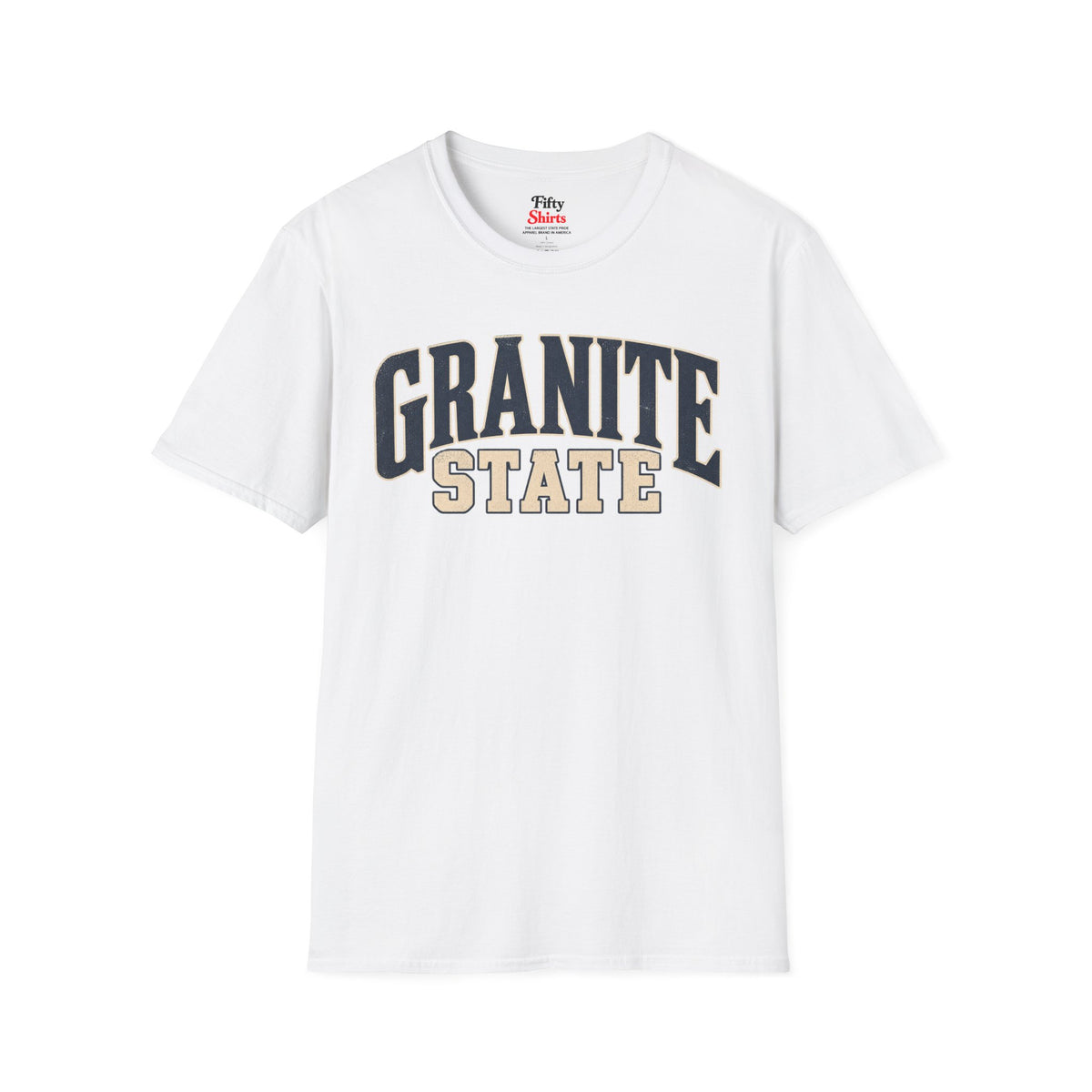 New Hampshire Granite State Unisex Softstyle T Shirt State Name Graphic Tee