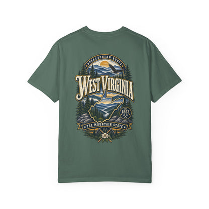 West Virginia Appalachian Roots Unisex Comfort Color 1717 Streetwear Graphic Tee