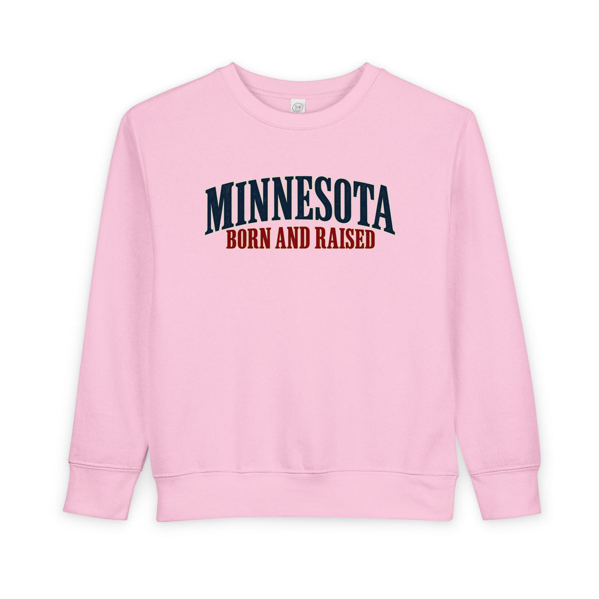 Minnesota Born and Raised Luxury Heritage Unisex Toddler Sweatshirt