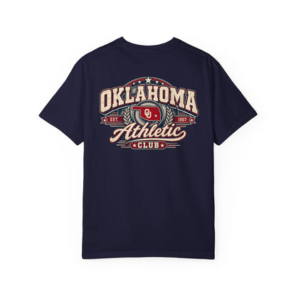 Oklahoma Athletic Club Unisex Comfort Color 1717 Streetwear Graphic Tee