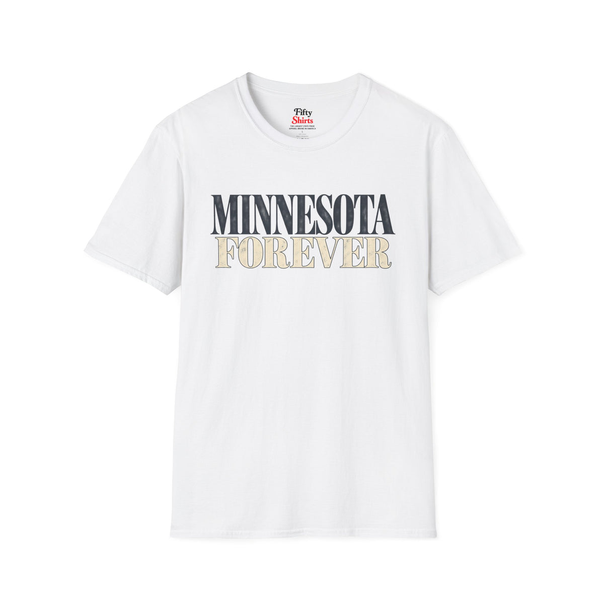 Minnesota Forever Unisex Softstyle T Shirt State Name Graphic Tee