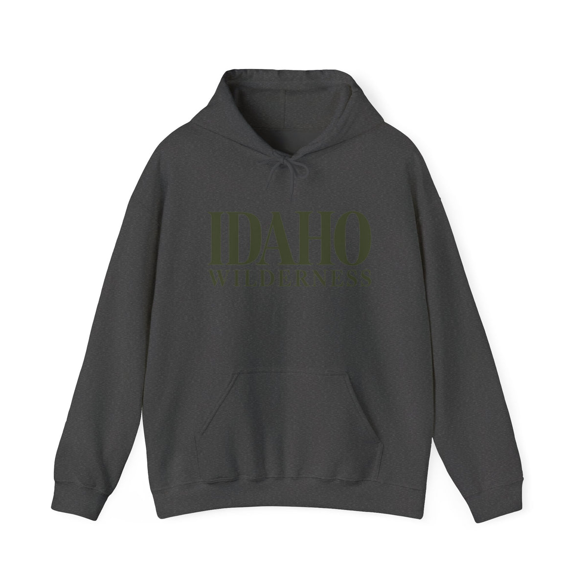 Idaho Wilderness Unisex Hoodie State Name Graphic