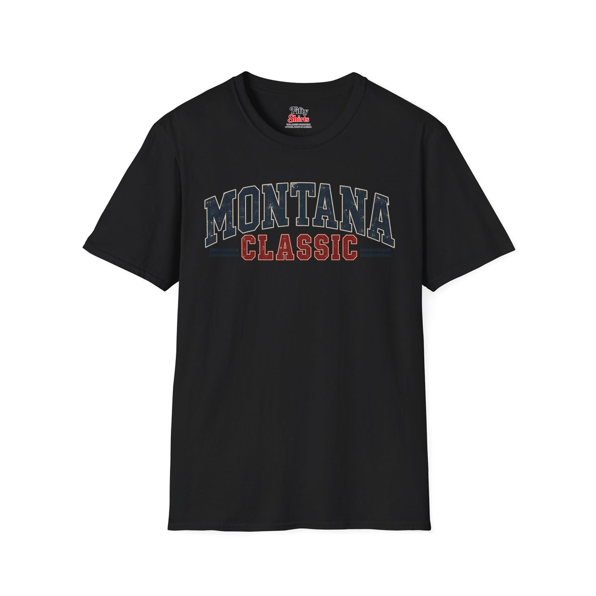 Montana Classic Unisex Softstyle T Shirt State Name Graphic Tee