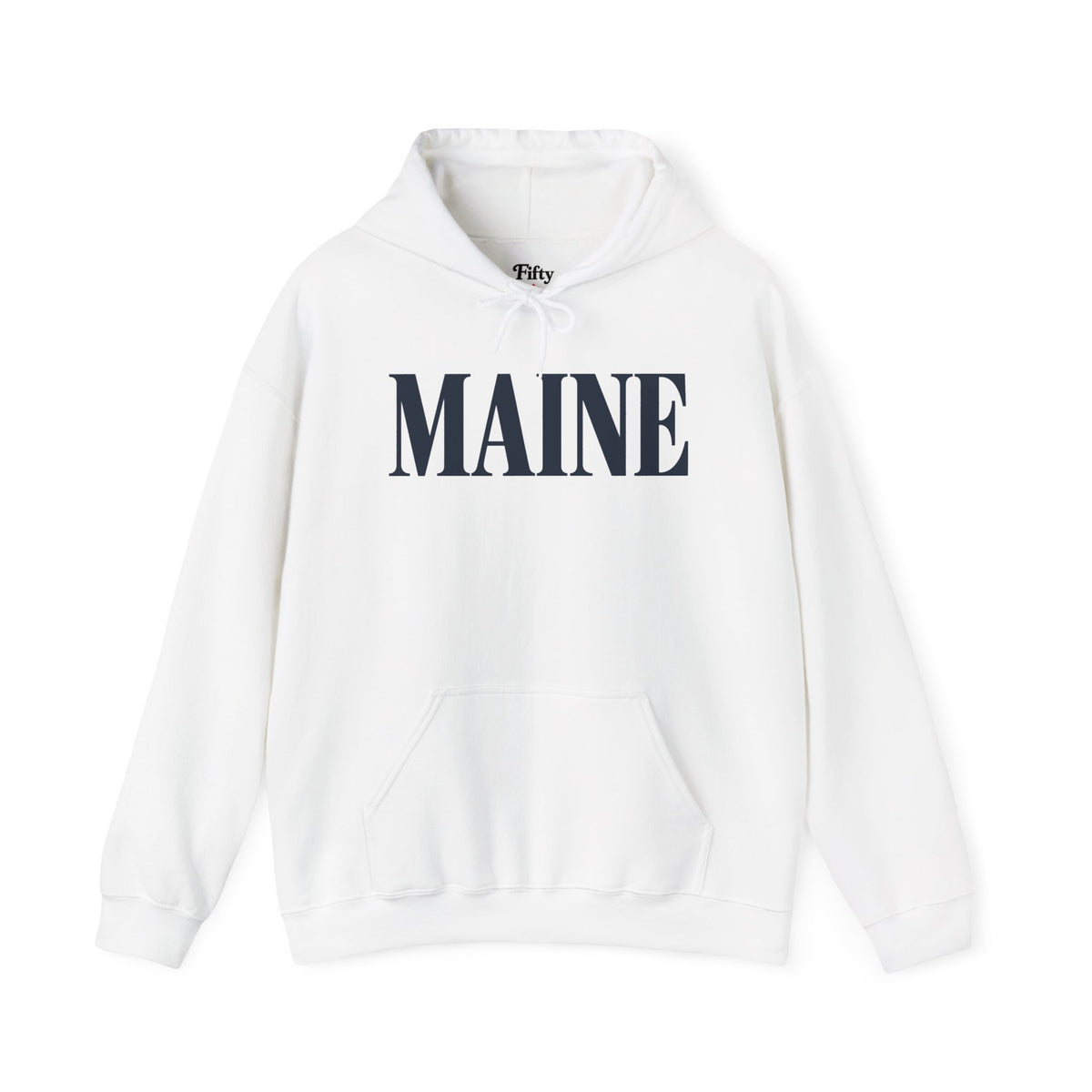 Maine Unisex Hoodie State Name Graphic