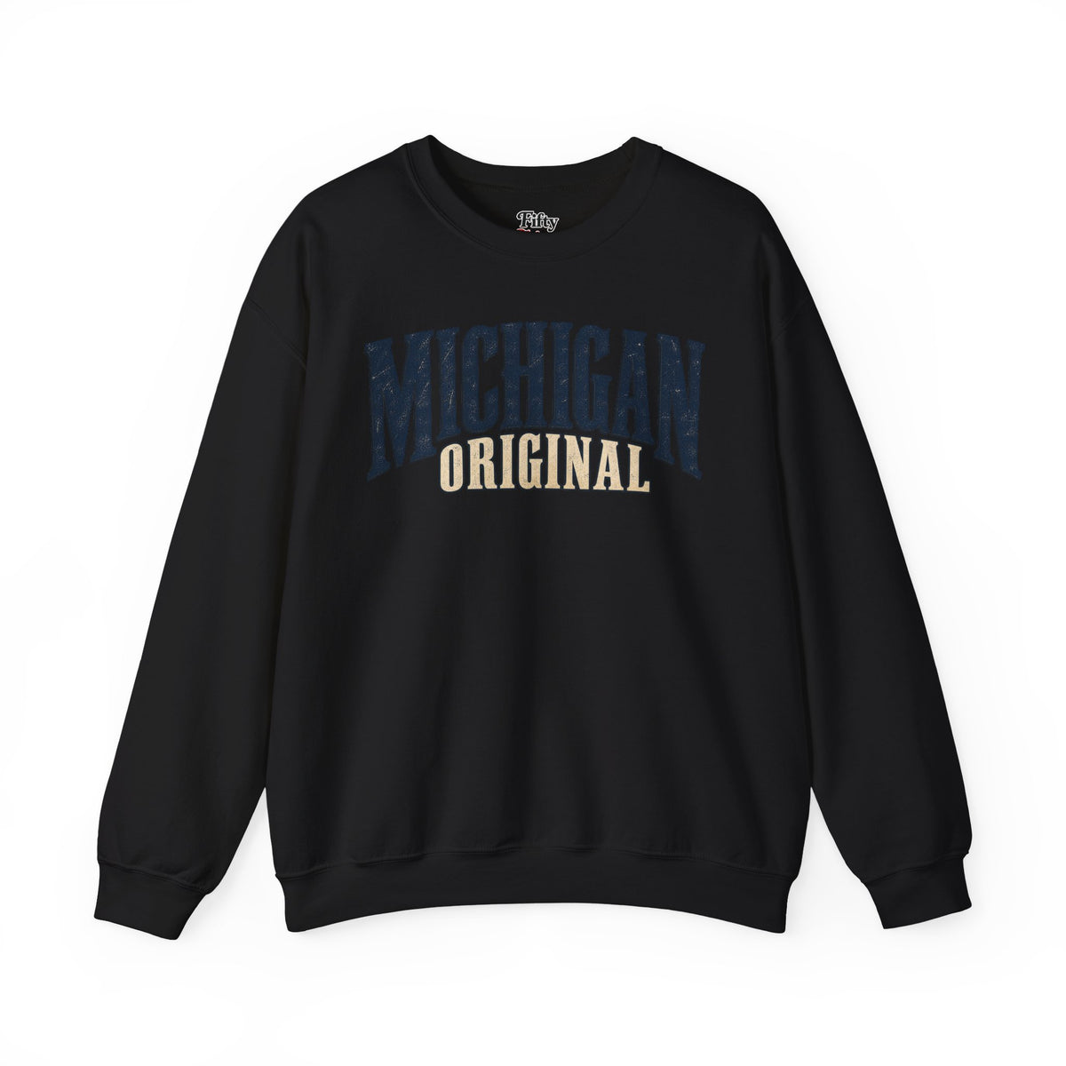 Michigan Original Unisex Crewneck Sweatshirt State Name Graphic