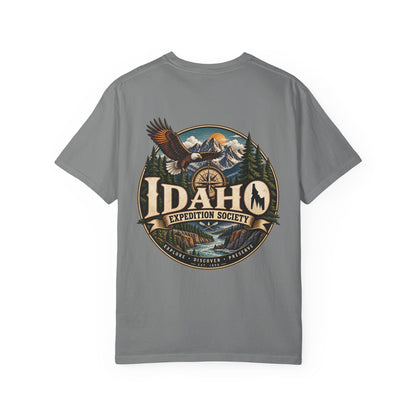 Idaho Expedition Society Unisex Comfort Color 1717 Streetwear Graphic Tee