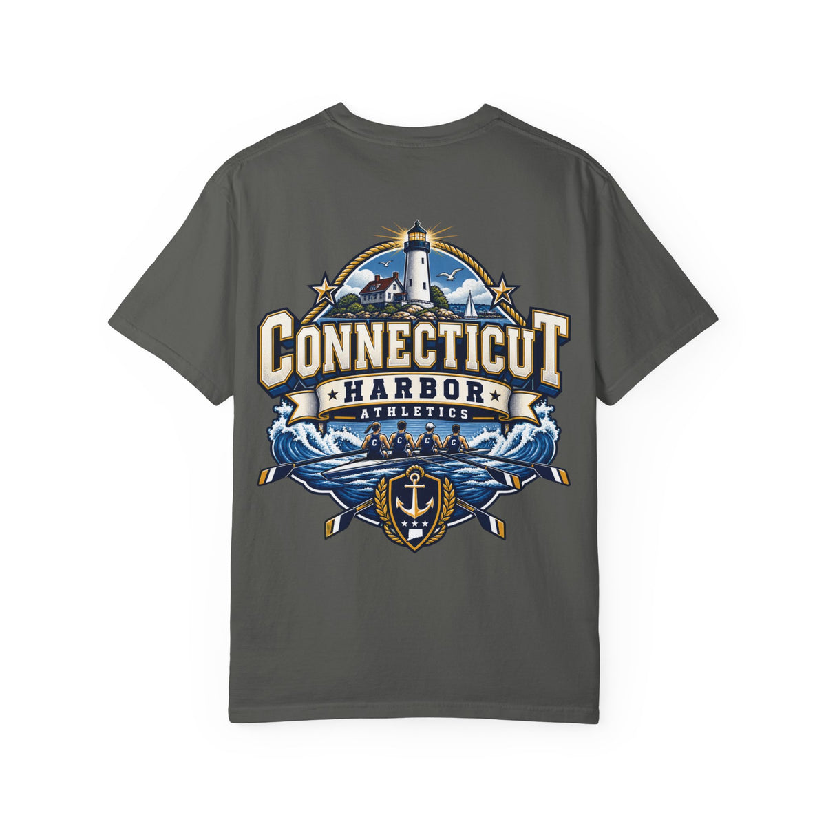 Connecticut Harbor Athletics  Unisex Comfort Color 1717 Streetwear Graphic Tee