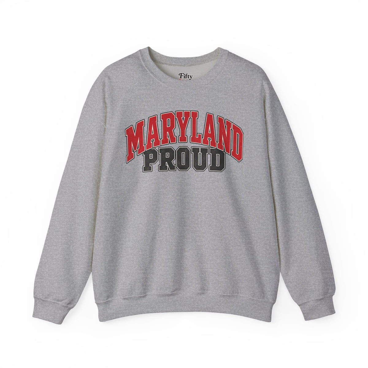Maryland Proud Unisex Crewneck Sweatshirt State Name Graphic