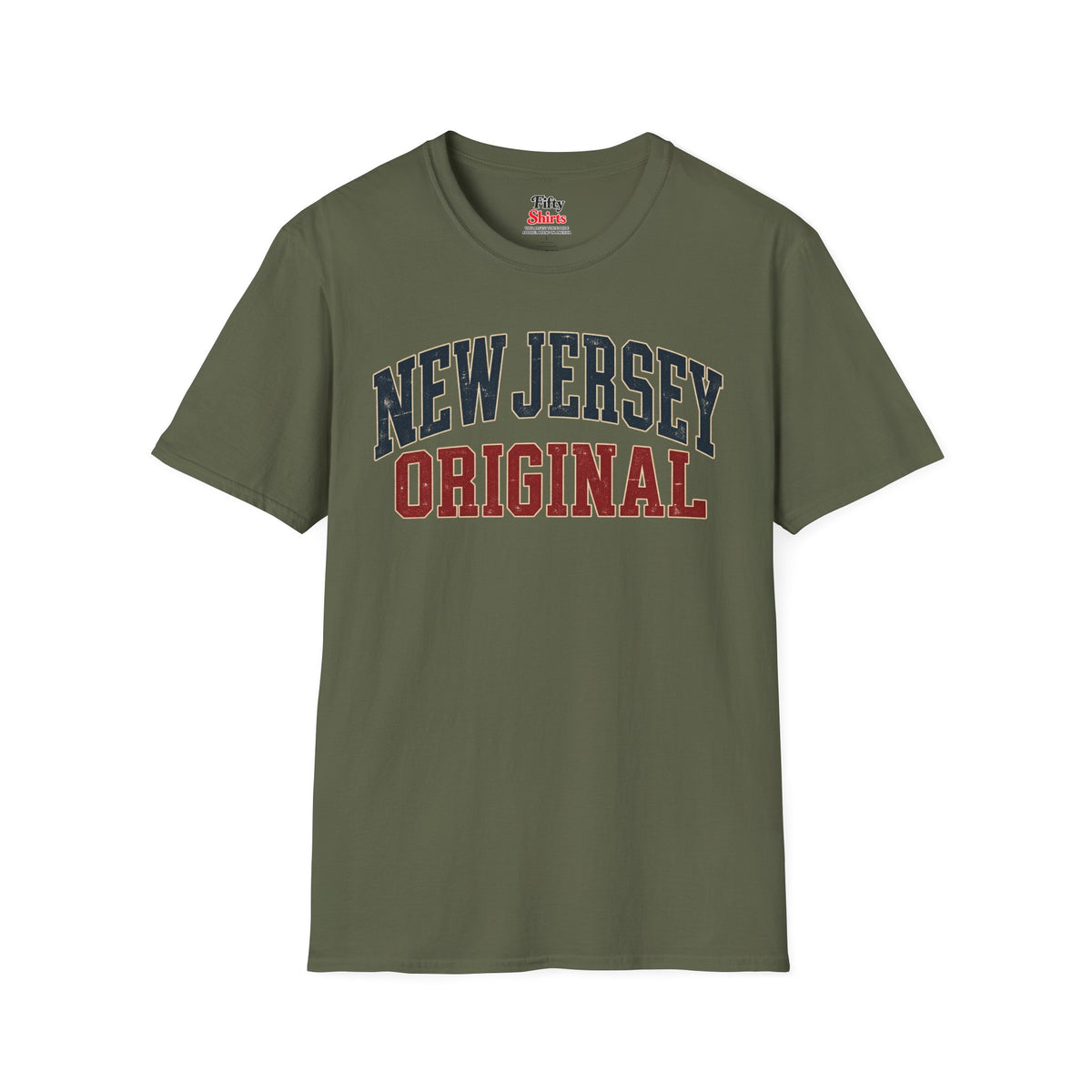 New Jersey Original Unisex Softstyle T Shirt State Name Graphic Tee