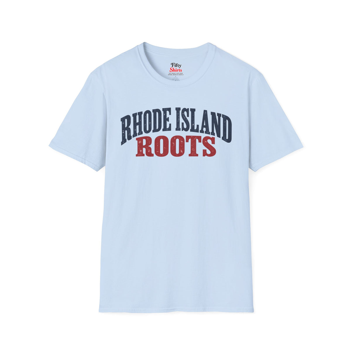 Rhode Island Roots Unisex Softstyle T Shirt State Name Graphic Tee