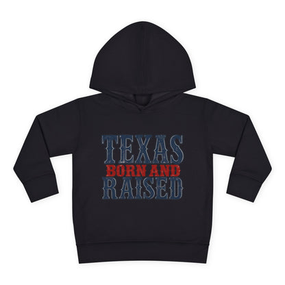Texas Born and Raised Classic Heritage Unisex Toddler Pullover Fleece Hoodie