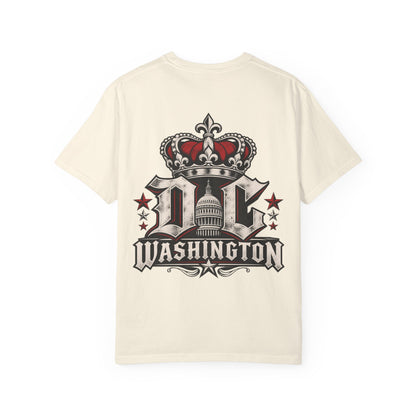Washington DC Crown Unisex Comfort Color 1717 Streetwear Graphic Tee