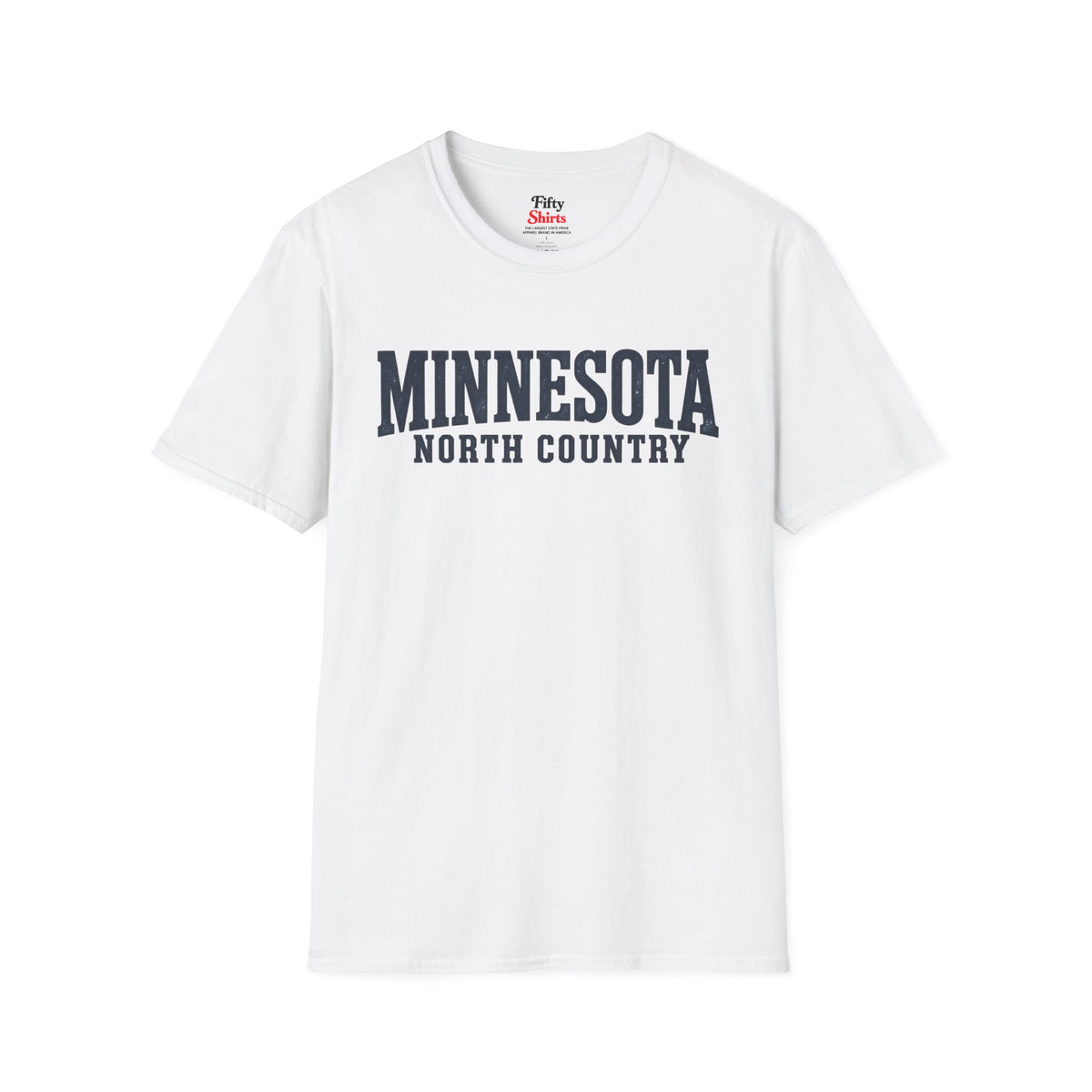 Minnesota North Country Unisex Softstyle T Shirt State Name Graphic Tee