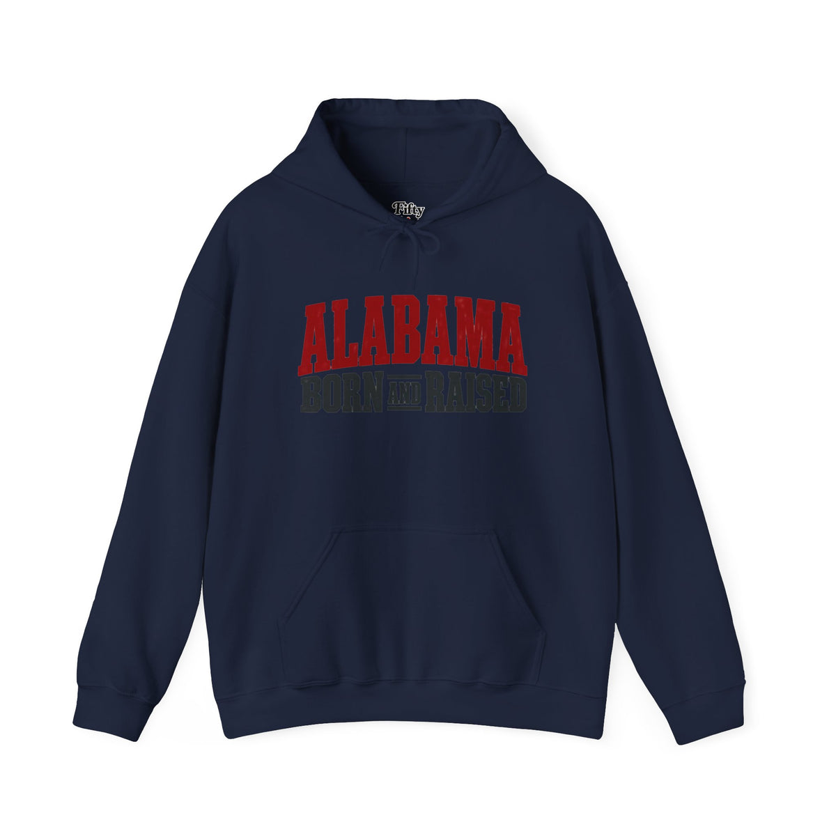 Alabama Born and Raised Rugged Workwear Unisex Hoodie Graphic