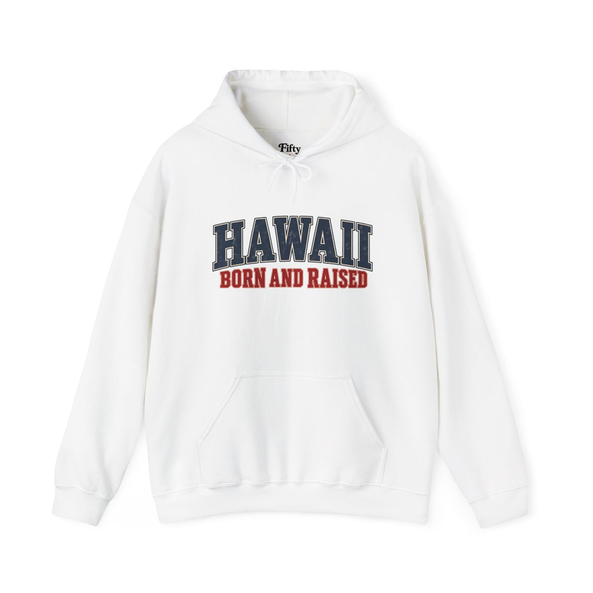 Hawaii Born and Raised Classic Heritage Unisex Hoodie Graphic