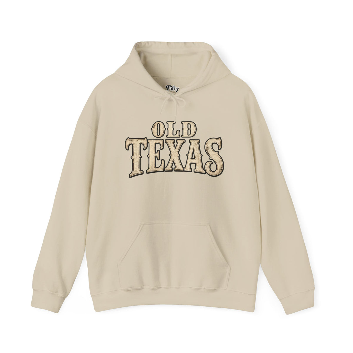 Old Texas Unisex Hoodie State Name Graphic
