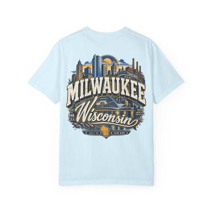Milwaukee Wisconsin Unisex Comfort Color 1717 Streetwear Graphic Tee