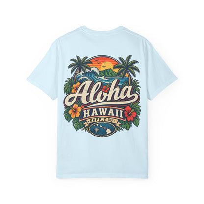 Hawaii Aloha Supply Co Unisex Comfort Color 1717 Streetwear Graphic Tee