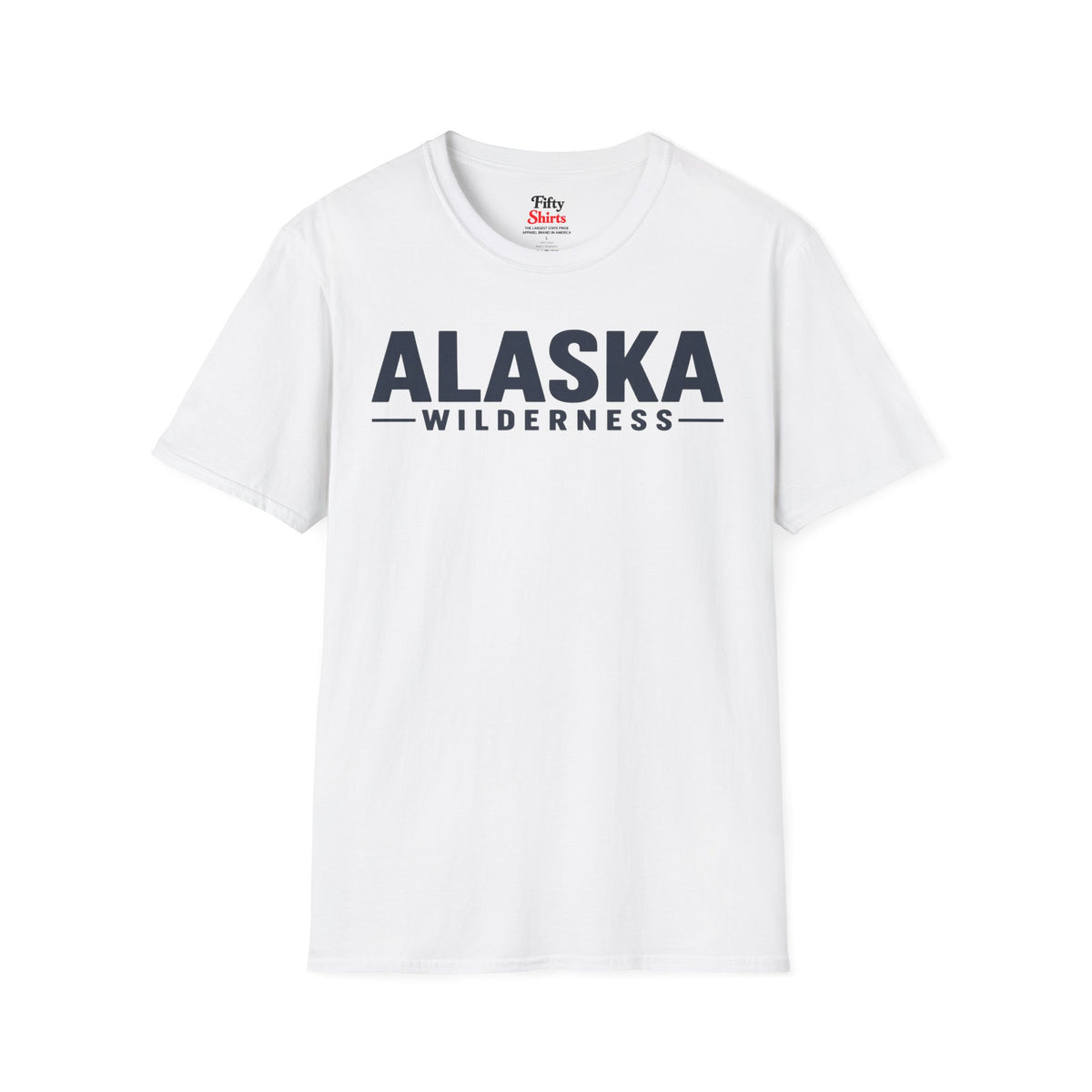 Alaska Wilderness Unisex Softstyle T Shirt State Name Graphic Tee