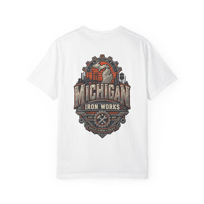Michigan Iron Works Unisex Comfort Color 1717 Streetwear Graphic Tee