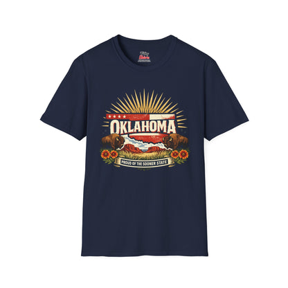 Oklahoma State Pride Unisex Softstyle T Shirt State Pride Graphic Tee Collections FS03