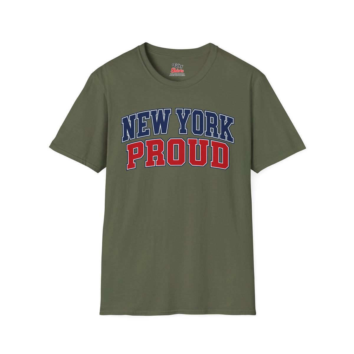 New York Proud Unisex Softstyle T Shirt State Name Graphic Tee