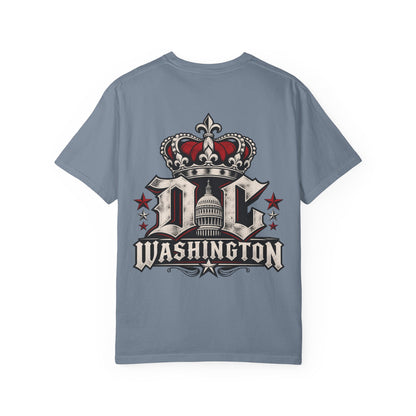 Washington DC Crown Unisex Comfort Color 1717 Streetwear Graphic Tee