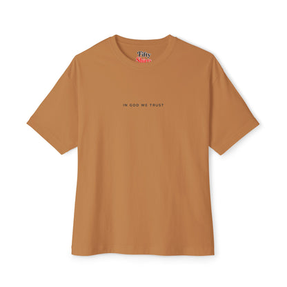 Nevada All State In God We Trust Unisex Casual Oversized Boxy Tee