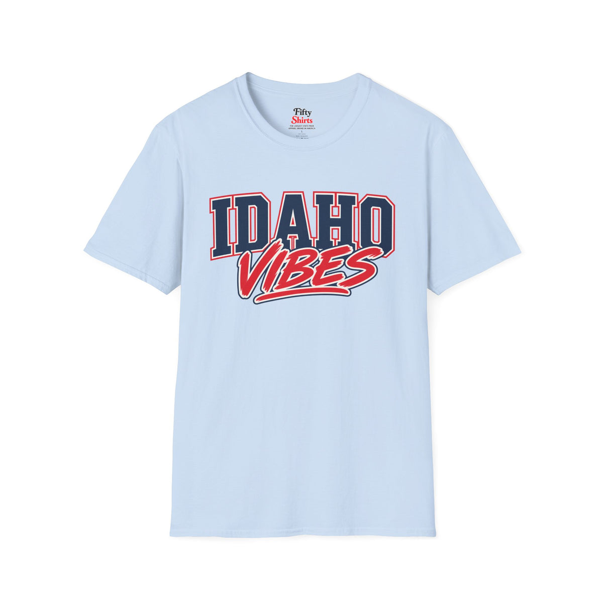 Idaho Vibes Unisex Softstyle T Shirt State Name Graphic Tee