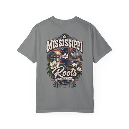 Mississippi Roots Unisex Comfort Color 1717 Streetwear Graphic Tee