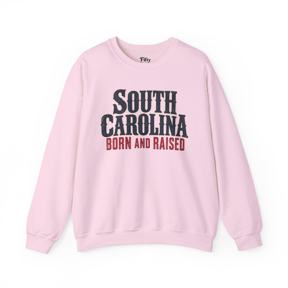 South Carolina Born and Raised Premium Heritage Unisex Sweatshirt Graphic