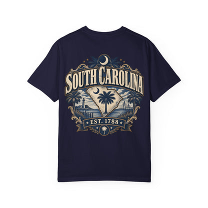 South Carolina Established 1788 Unisex Comfort Color 1717 Streetwear Graphic Tee