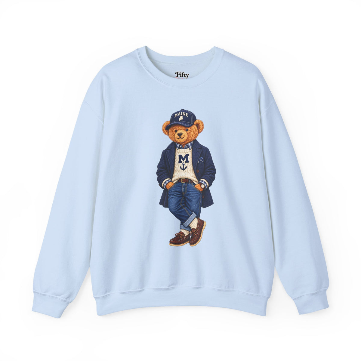 Maine- Game Day Teddy Bear Sweatshirt