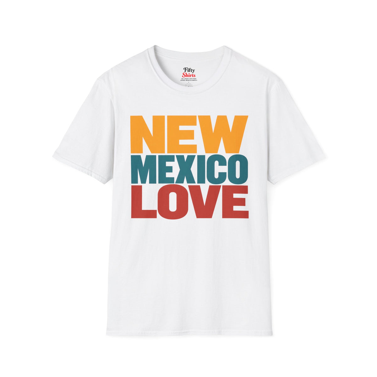 New Mexico Love Unisex Softstyle T Shirt State Name Graphic Tee