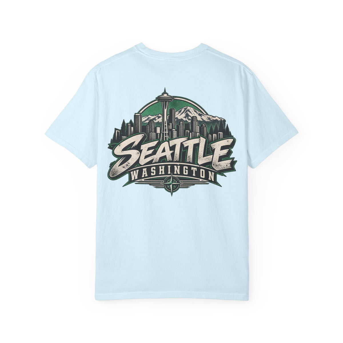 Seattle Washington Unisex Comfort Color 1717 Streetwear Graphic Tee