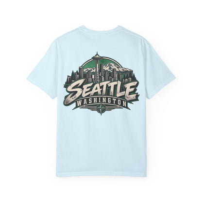 Seattle Washington Unisex Comfort Color 1717 Streetwear Graphic Tee