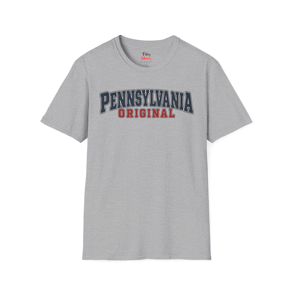 Pennsylvania Original Unisex Softstyle T Shirt State Name Graphic Tee