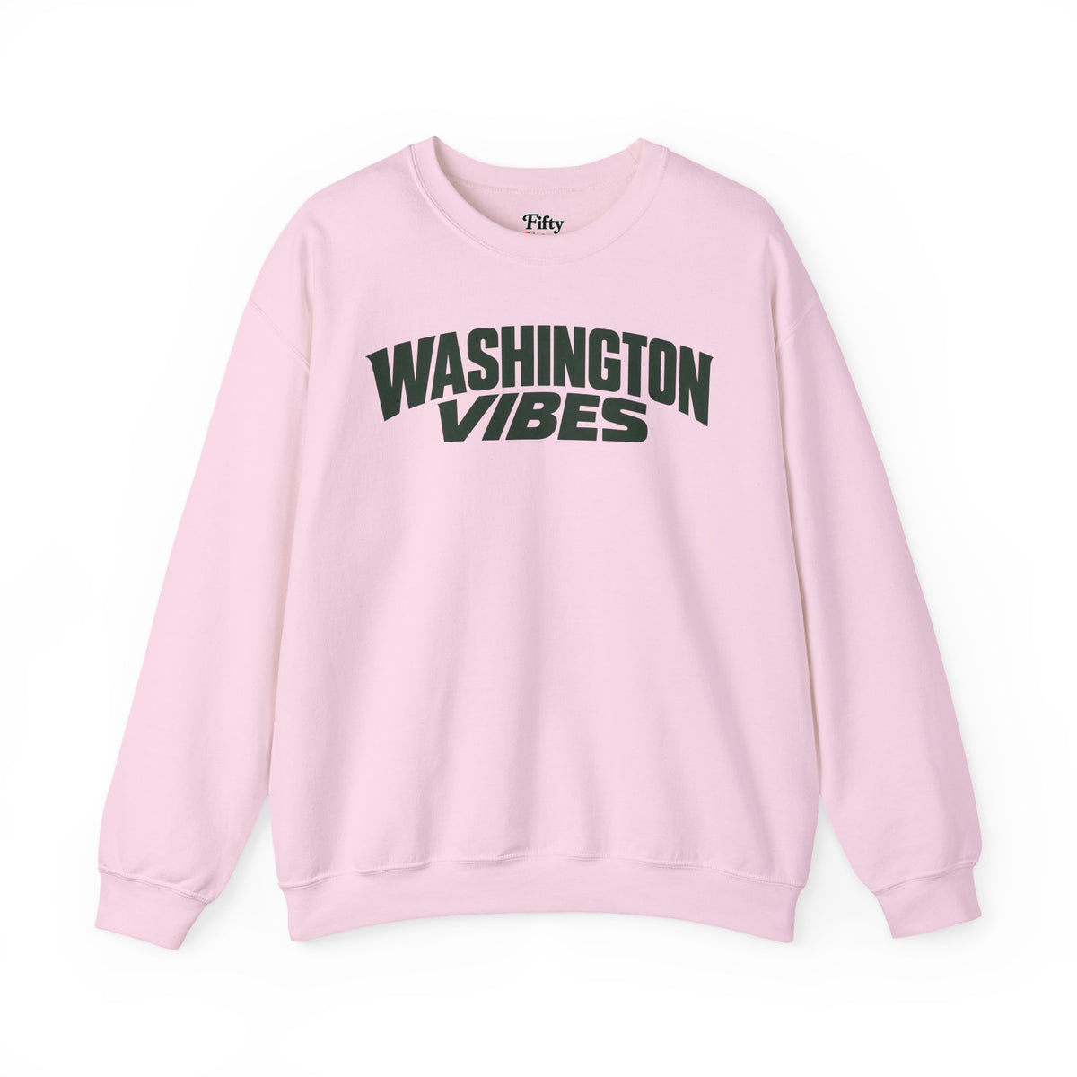 Washington Vibes Unisex Crewneck Sweatshirt State Name Graphic