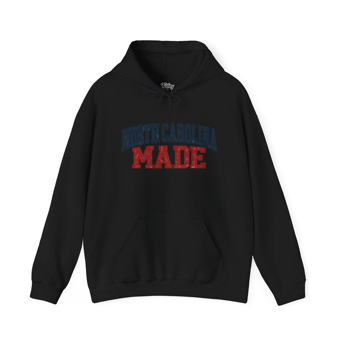 North Carolina Made Unisex Hoodie State Name Graphic