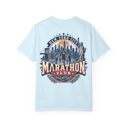 New York City Marathon Club Unisex Comfort Color 1717 Streetwear Graphic Tee
