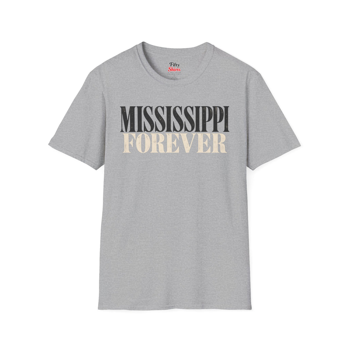 Mississippi Forever Unisex Softstyle T Shirt State Name Graphic Tee