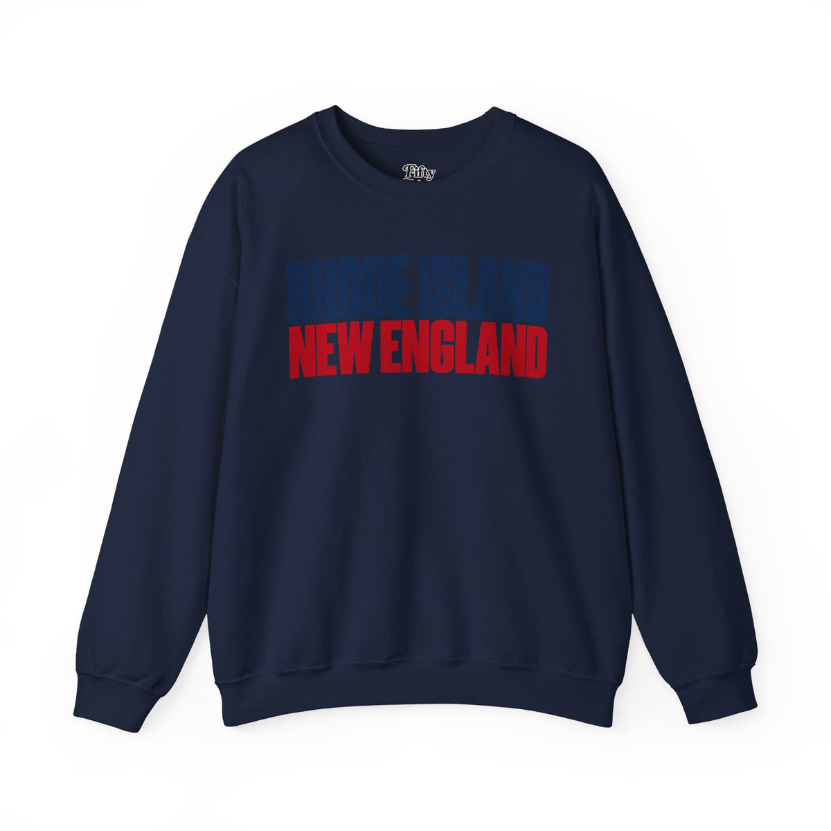 Rhode Island New England Unisex Crewneck Sweatshirt State Name Graphic