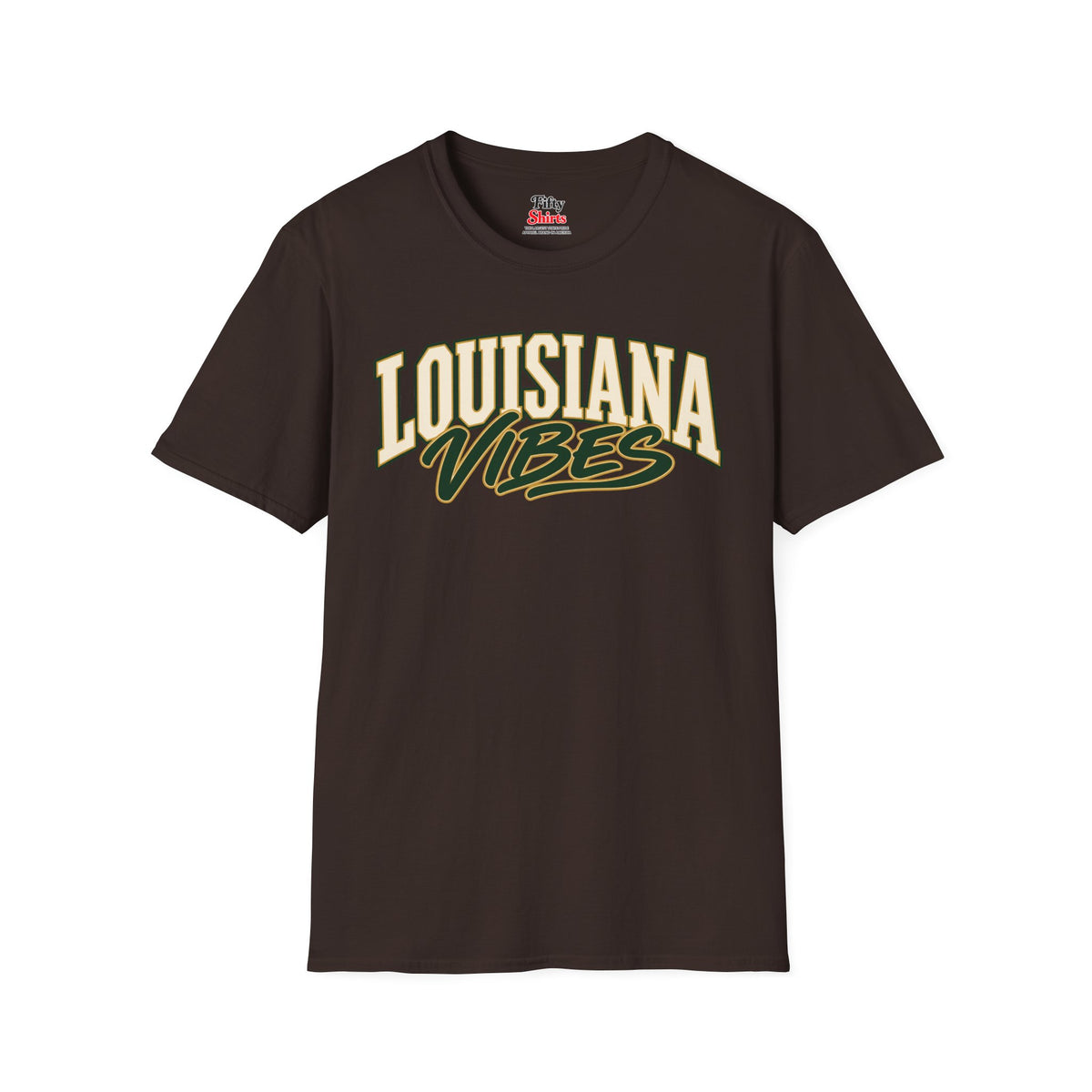 Louisiana Vibes Unisex Softstyle T Shirt State Name Graphic Tee