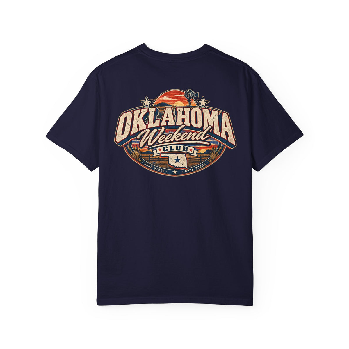 Oklahoma Weekend Club Unisex Comfort Color 1717 Streetwear Graphic Tee