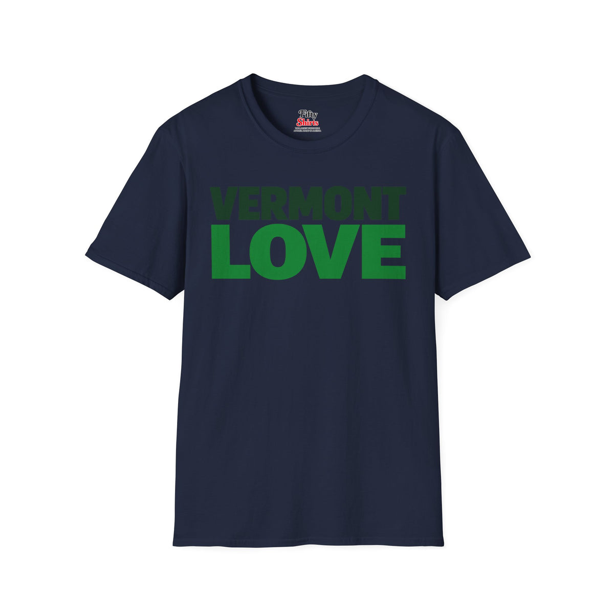Vermont Love Unisex Softstyle T Shirt State Name Graphic Tee
