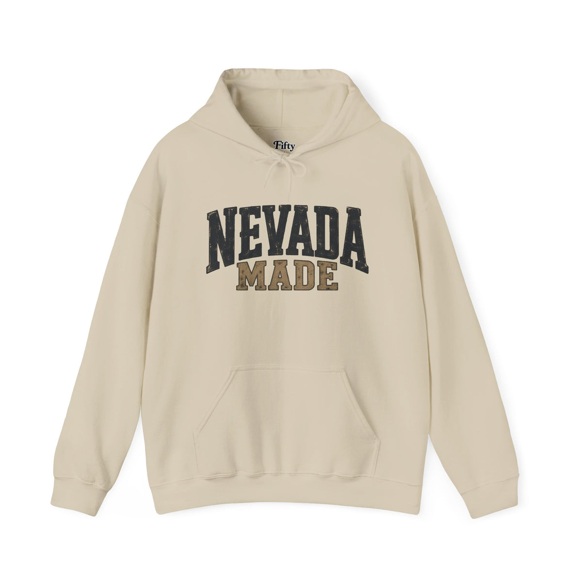 Nevada Made Unisex Hoodie State Name Graphic
